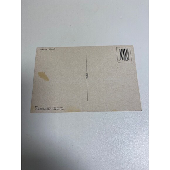 Humphrey Bogart Postcard Antique Unused - Picture 3 of 5